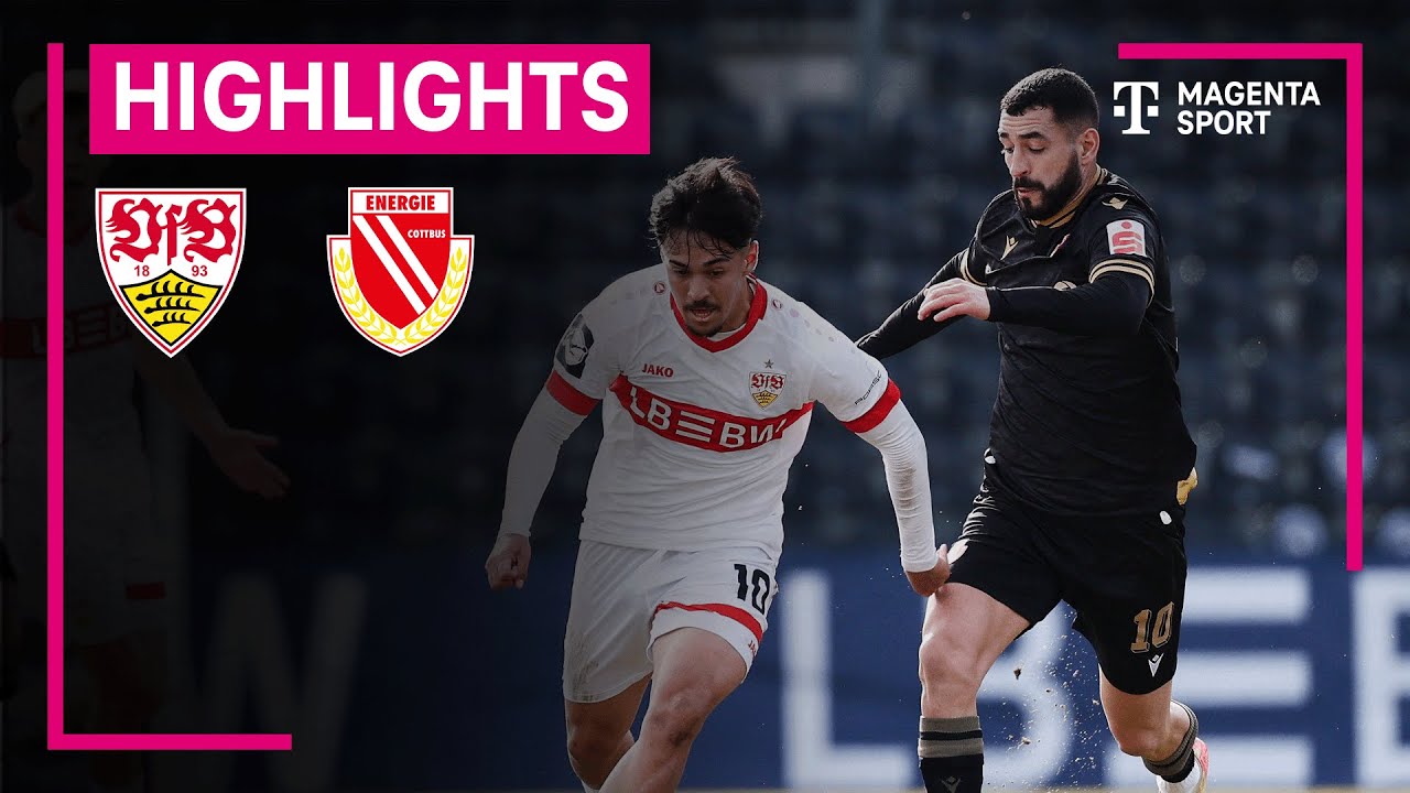 VfB Stuttgart II - Energie Cottbus | Highlights 3. Liga | MAGENTA SPORT