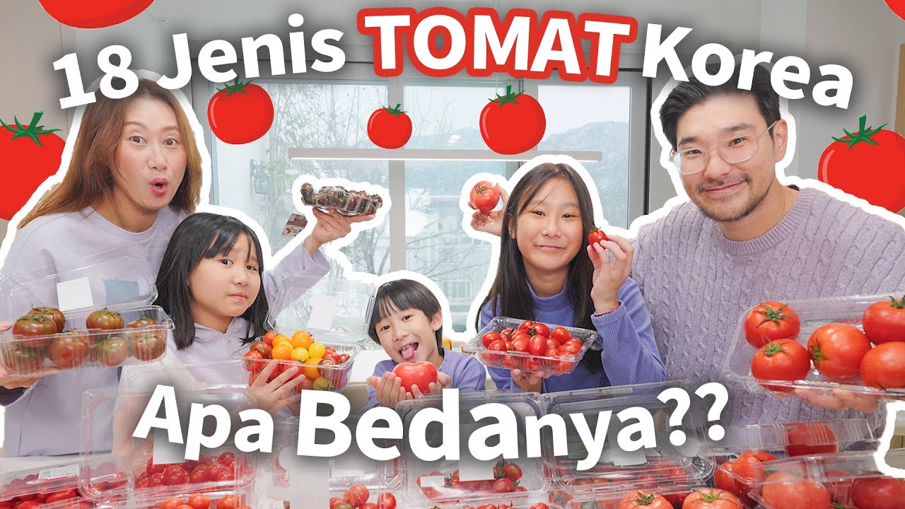 BORONG DAN COBA SEMUA JENIS TOMAT KOREA! 🍅