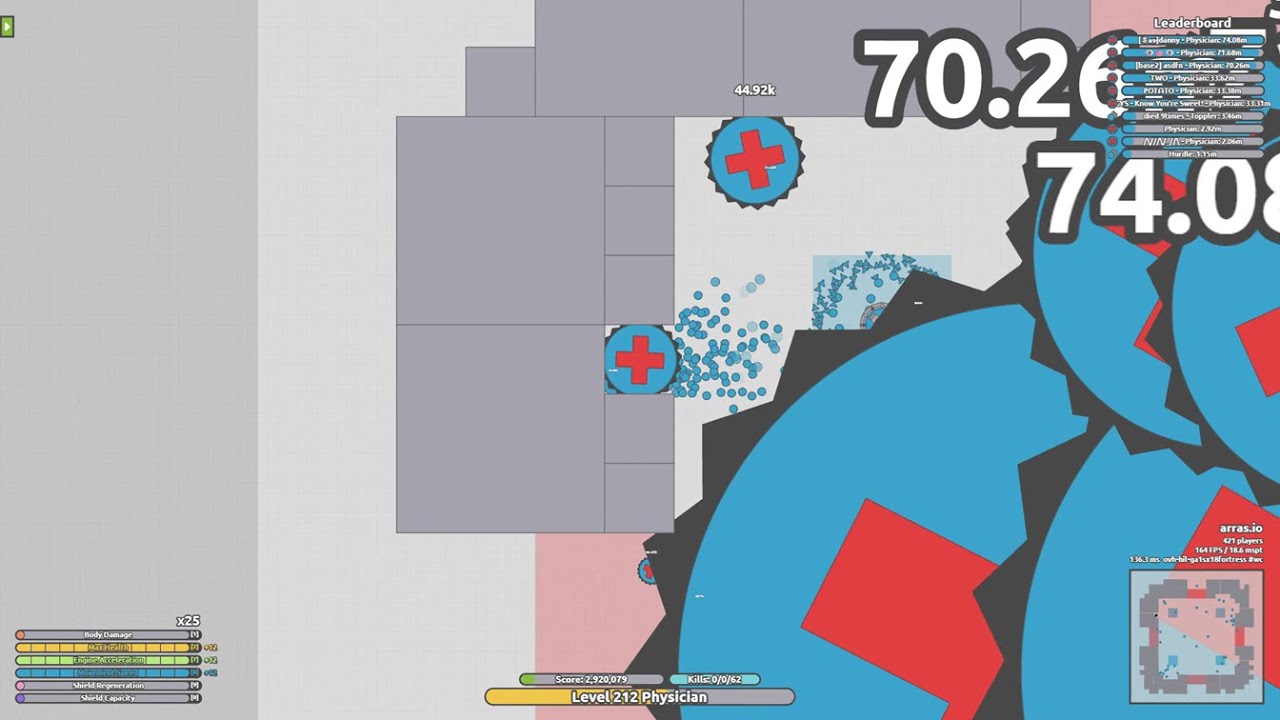 Growth Arms Race Siege Fortress | Arras.io