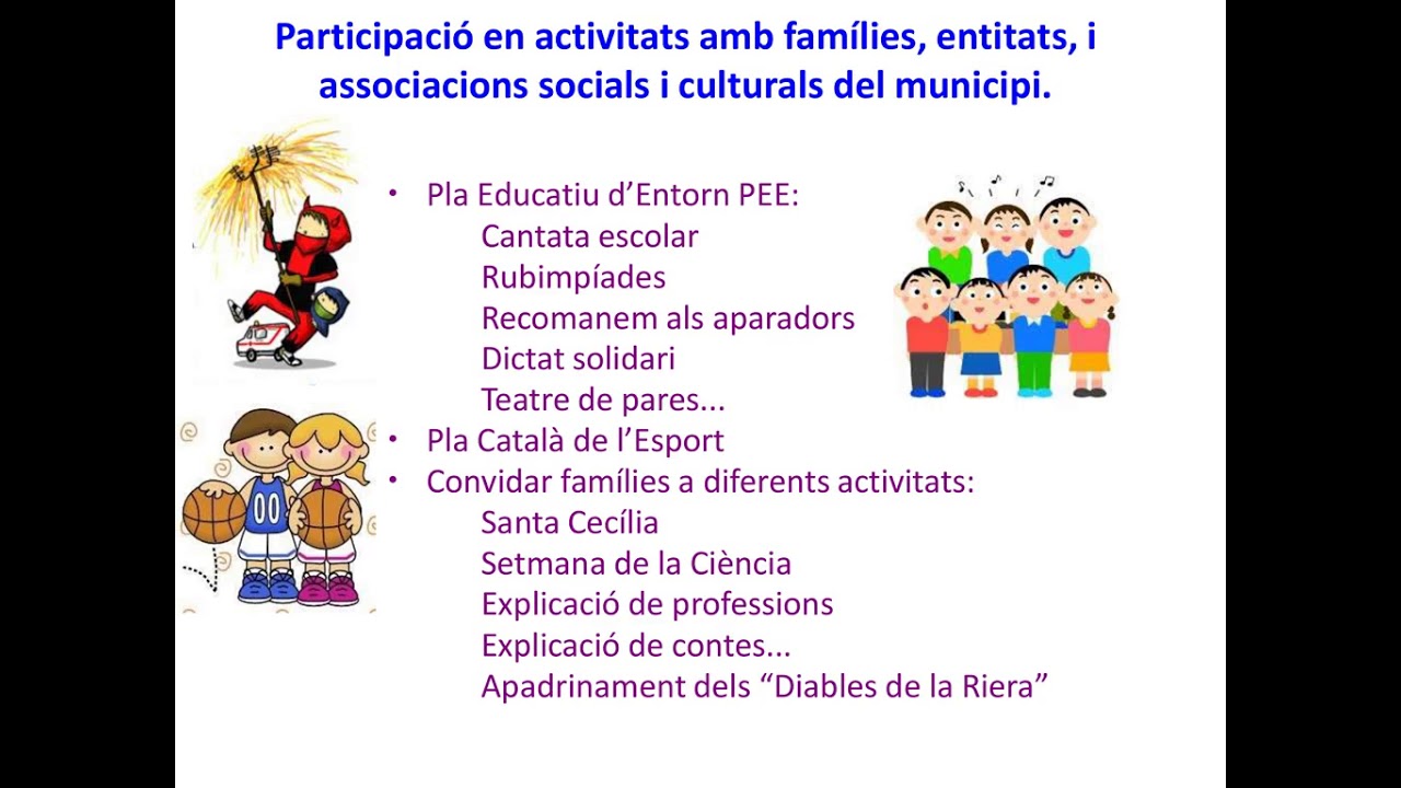 Projecte educatiu Ca n'Alzamora