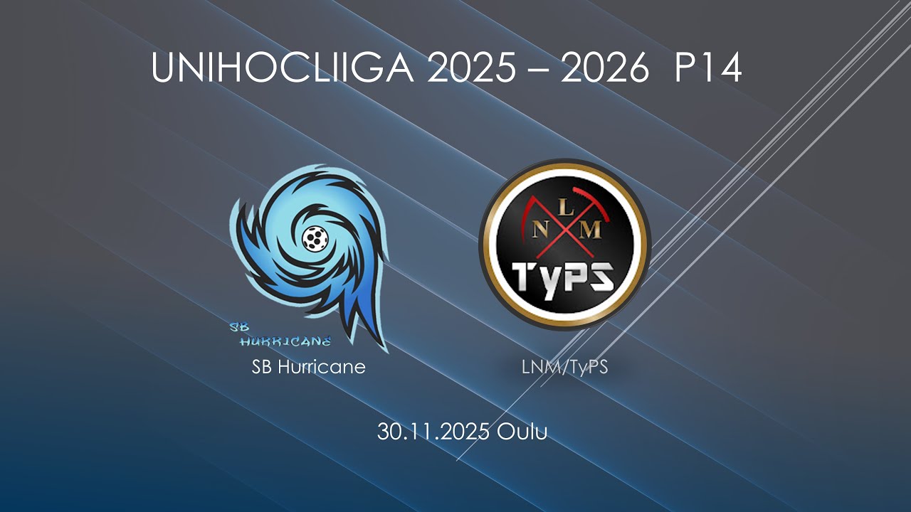 SB Hurricane - LNM/TyPS, Unihocliiga P14, 30.11.2025