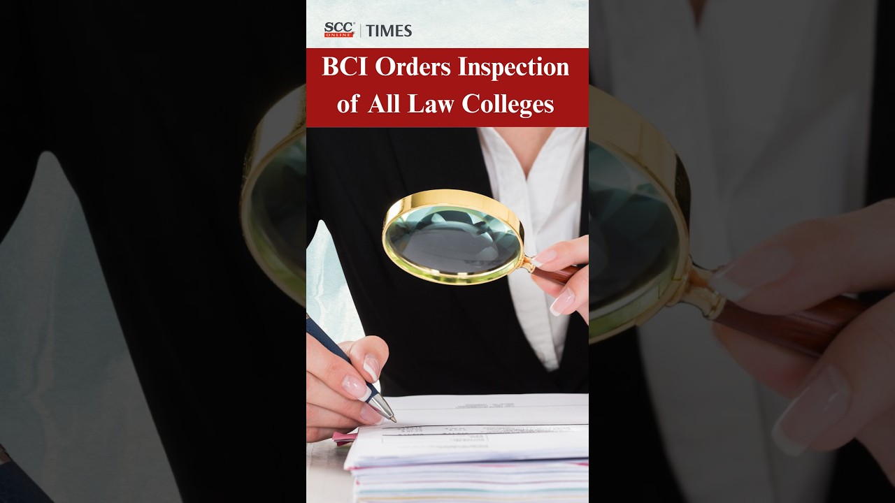 BCI Orders Inspection of Law Colleges, Ends Weekend & Evening Courses