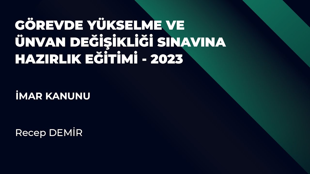 İmar Kanunu
