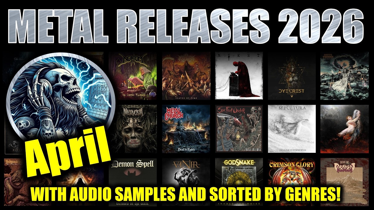 New Metal Albums April 2026 - Preview of Upcoming Metal releases April 2026 #newmetal