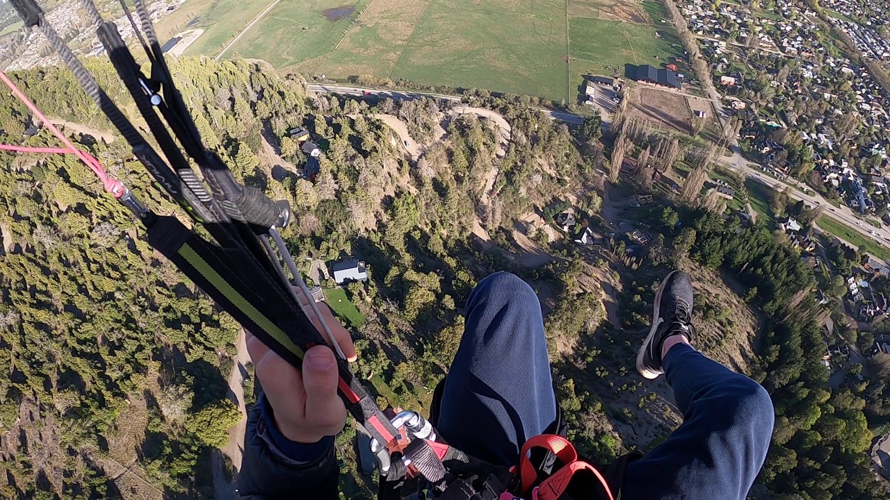 Primer vuelo en parapente !