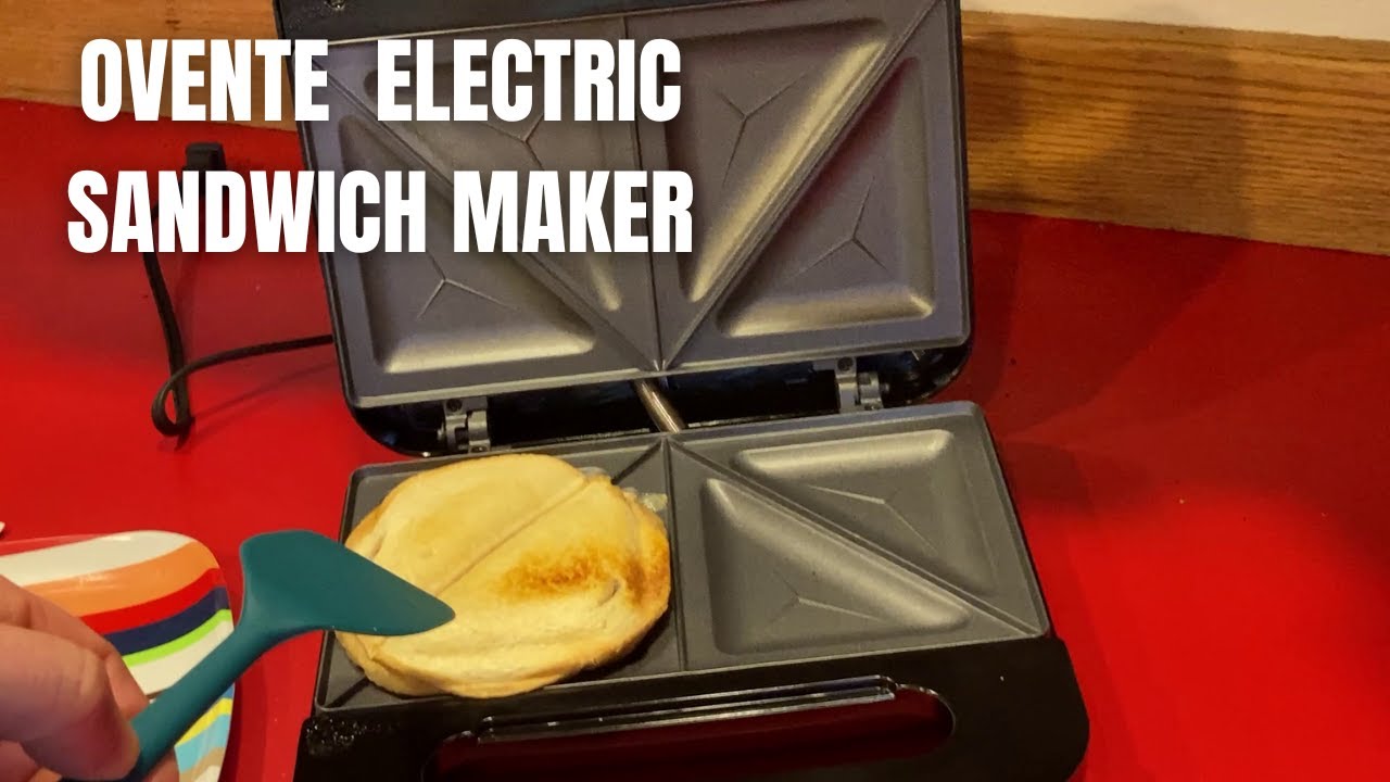 Ovente Electric Sandwich Maker Unboxing and Test