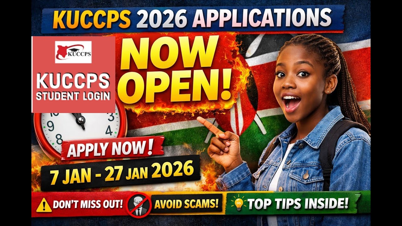 Заявка KUCCPS 2026 на поступление в KMTC