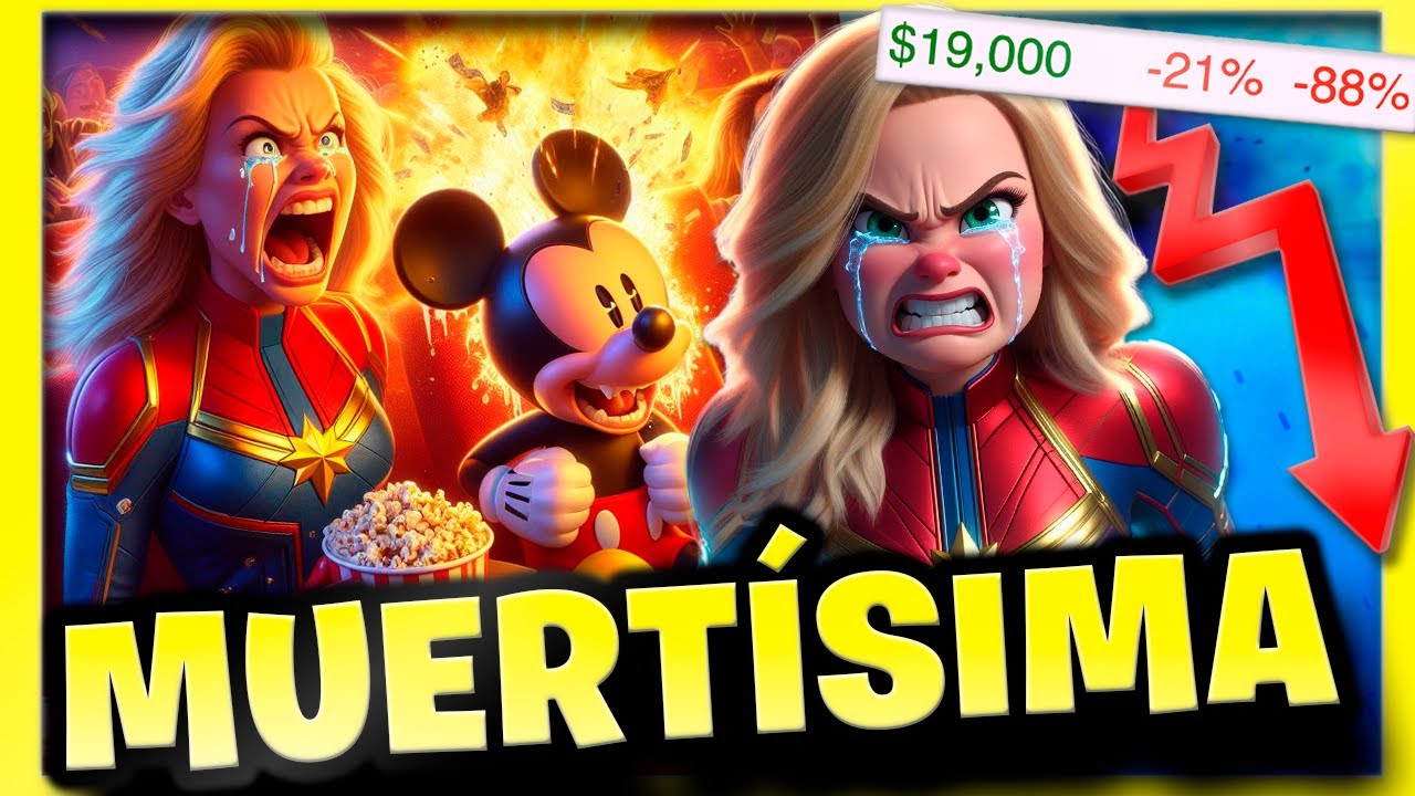 🤣 The Marvels se declara EN RUINA en su 7mo fin de semana en taquilla 🤣 FRACASO PROGRE de DISNEY