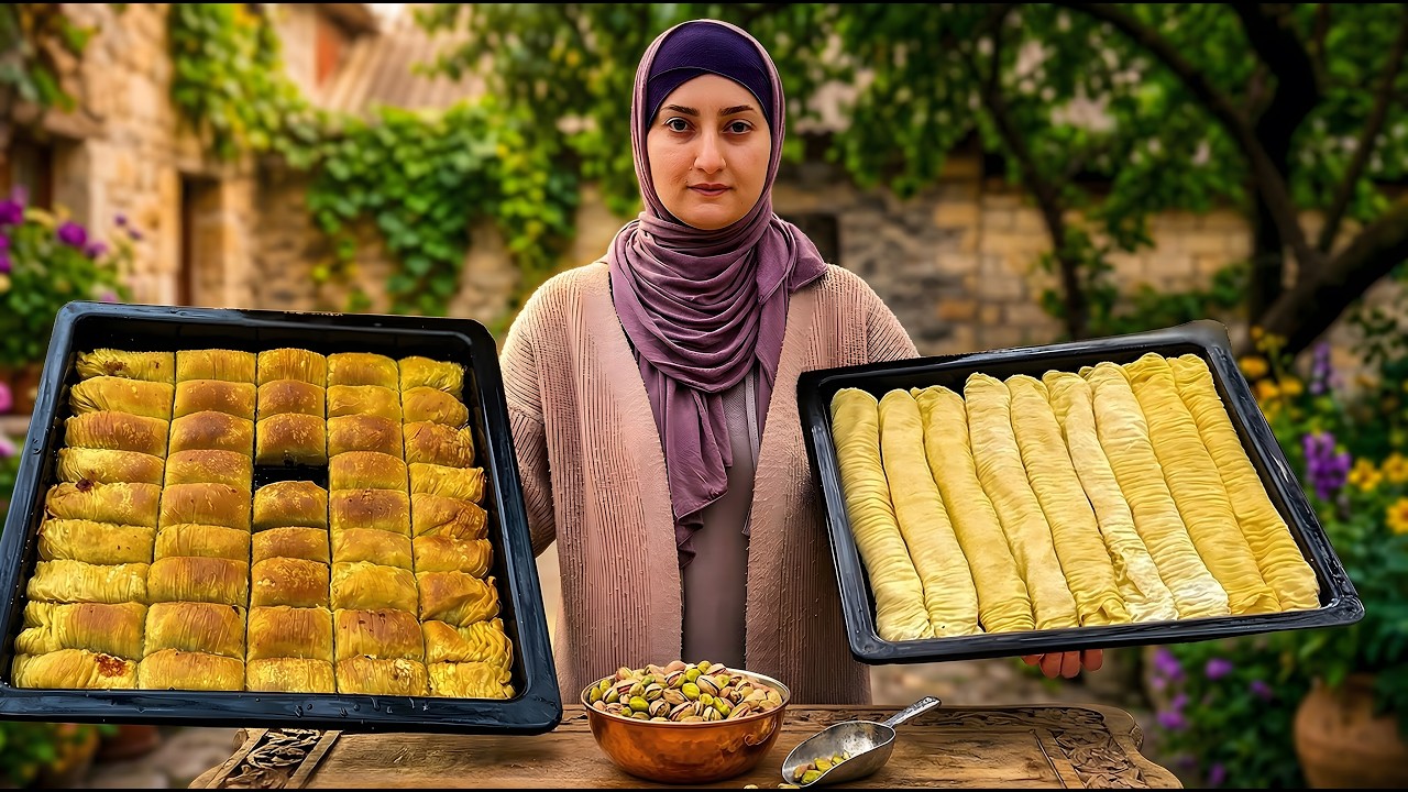 Walnut Harvest to Baklava  Traditional Dolma Baklava from Scratch