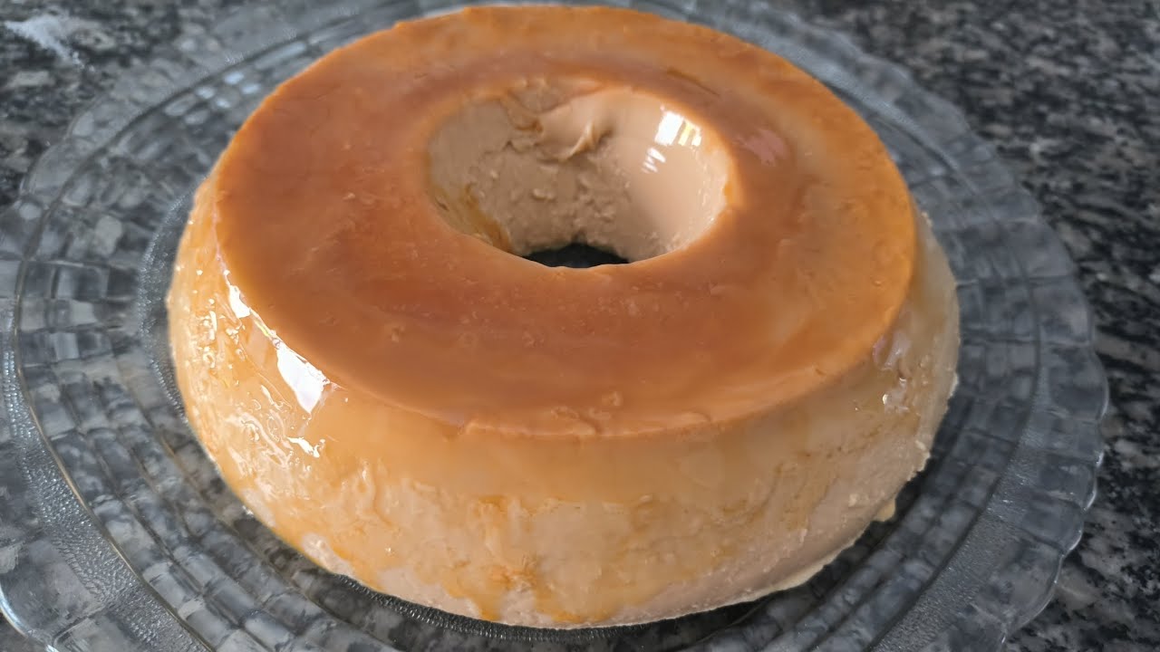 Pudim de Doce de leite | sem ovos e sem forno