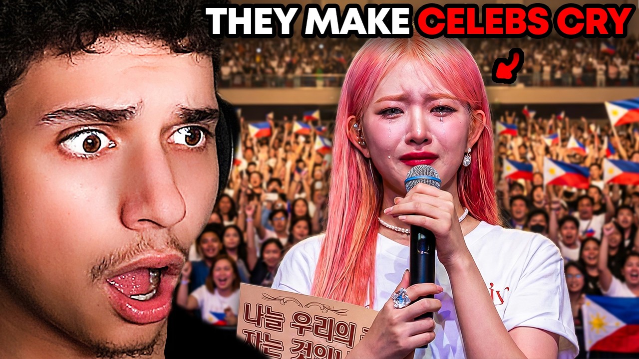 Filipino Crowd Makes Celebrities Cry