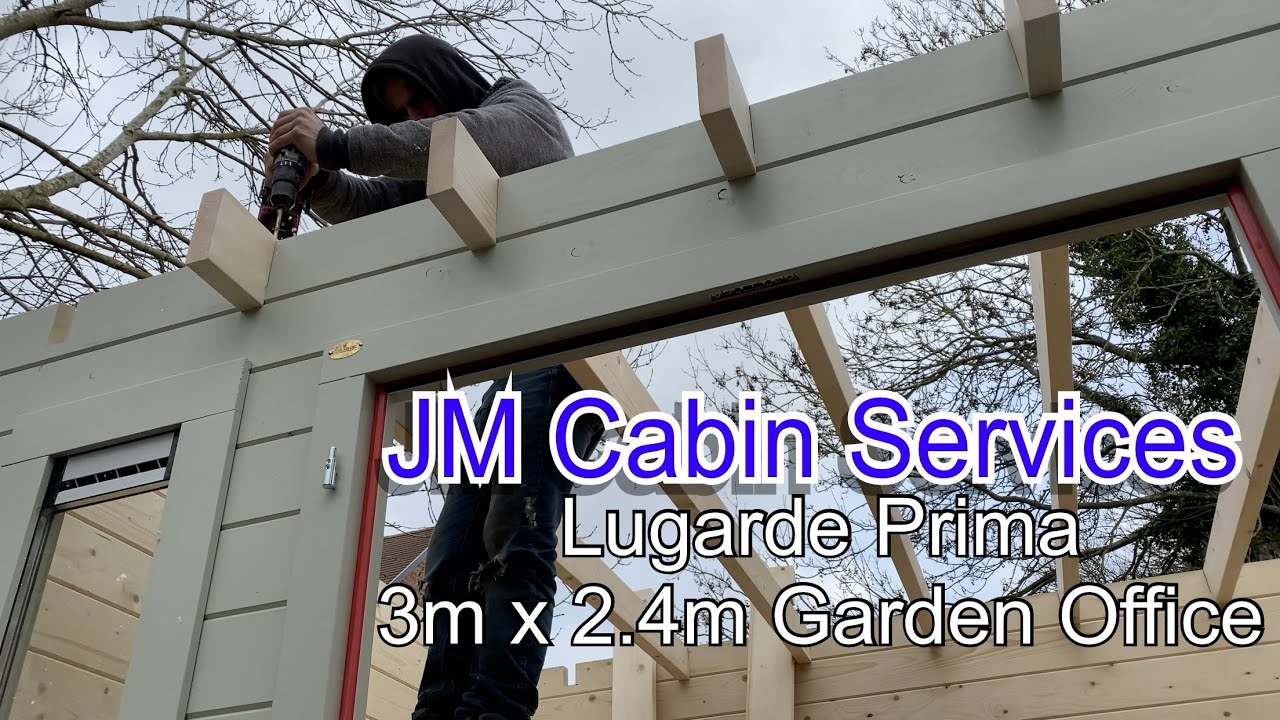 Building the Lugarde Prima 3m x 2.4 m Garden Office Build