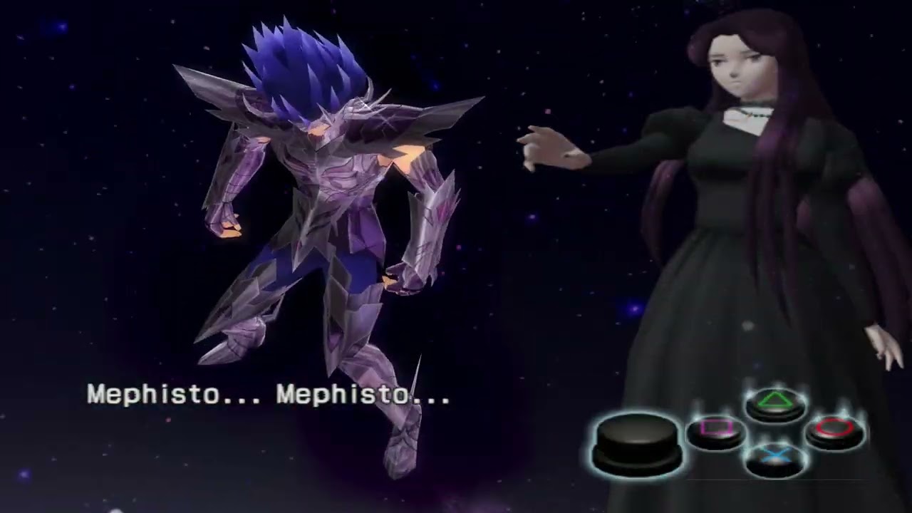 Cancer Mephisto (Surplice) vs Aries Shion (Surplice) - Saint Seiya The Hades