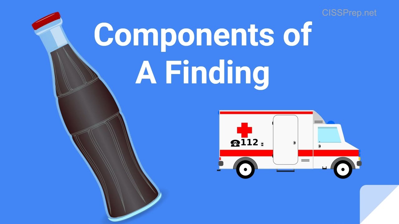 CISSP Components of a Finding - Domain 6 Quick Lesson