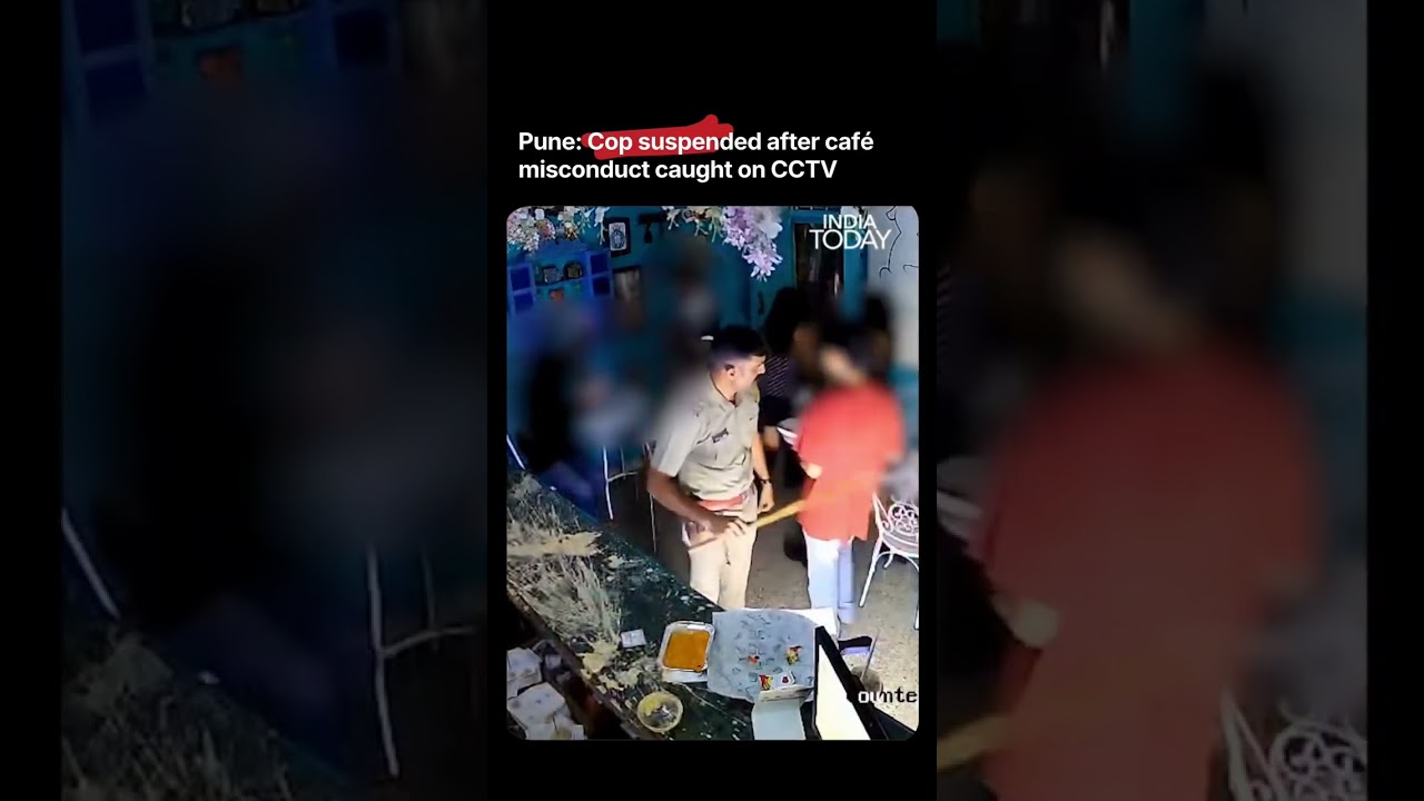 Viral CCTV Footage Leads to Suspension of Pune Police Officer #pune #police #viral