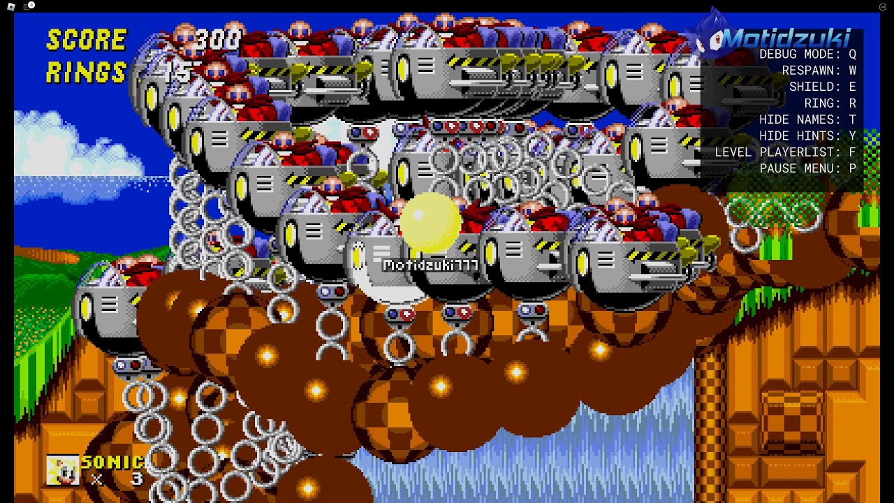 Fun with Debug Mode in Classic Sonic Simulator v.11 ~ Sonic Roblox Games ~ Gameplay