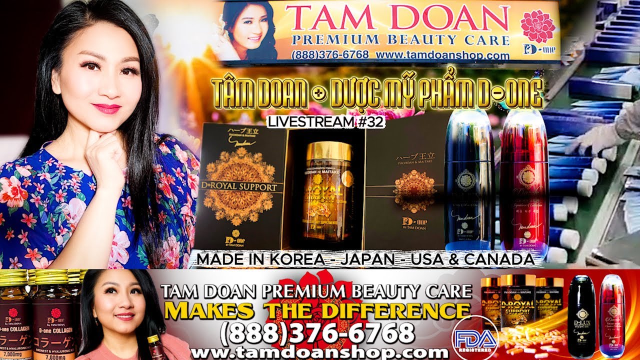 TÂM ĐOAN & MỸ PHẨM D-one | LIVESTREAM-ĐÓN TẾT#32 (888)376-6768