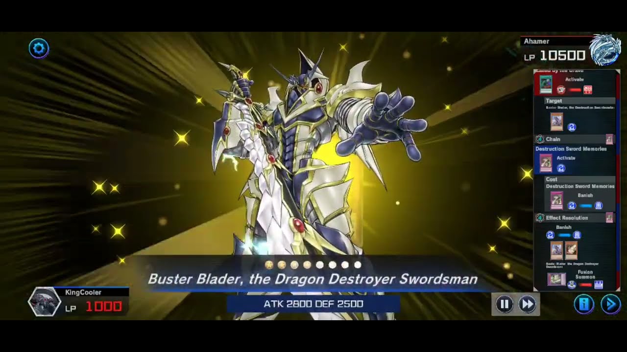 Buster Blader vs Exodia
