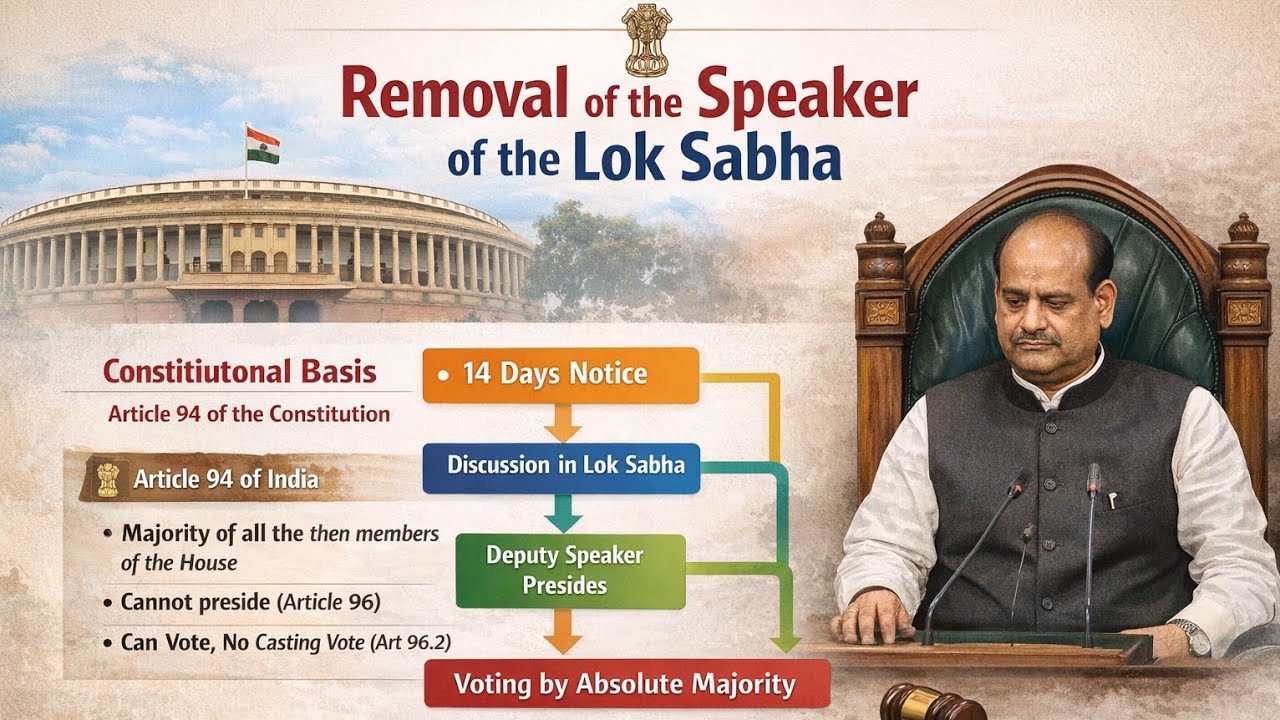 Removal of the Speaker of the Lok Sabha