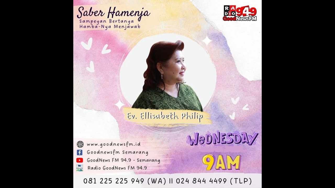 Saberhamenja || 4 Maret 2026 || Ibu Ev Elisabeth Philip