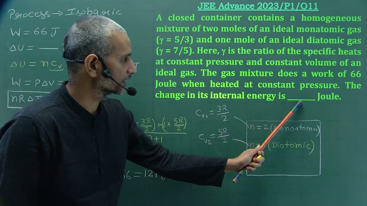 JEE Advance 2023 Solution || Thermodynamics || P1/Q11 ||