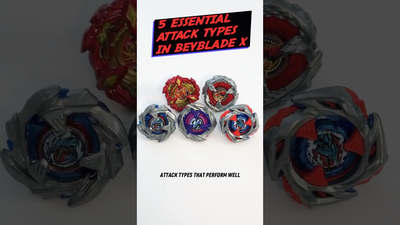 5 Essential Attack Types in Beyblade X! #beybladex #beyblade #collection #anime