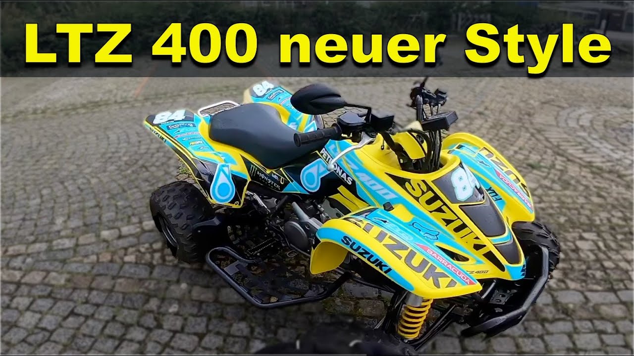 Neues Dekor für die SUZUKI LTZ 400 / Quad-Vlog ToxiQtime