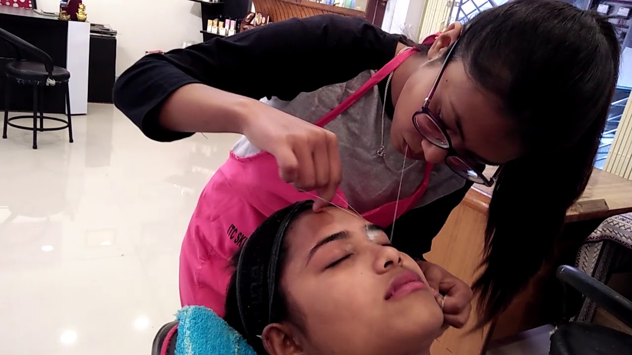 Barsha Prajapati Threading Video