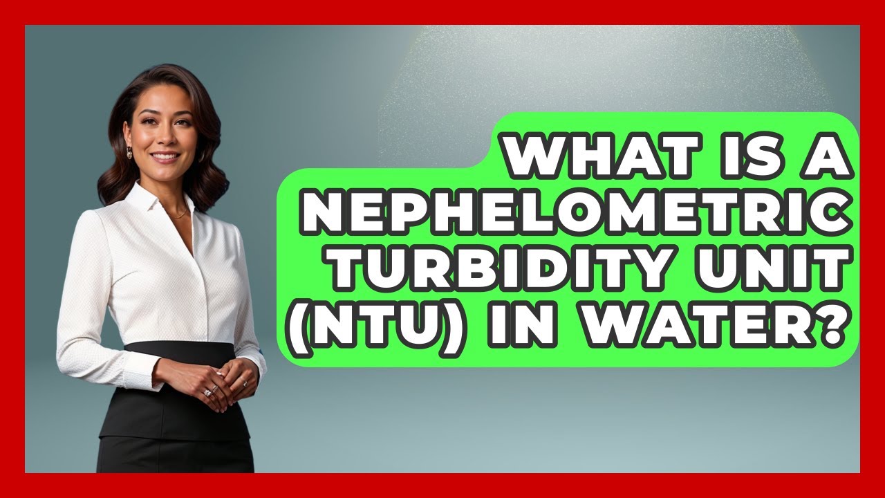What Is A Nephelometric Turbidity Unit (NTU) In Water? - Water Science For Everyone