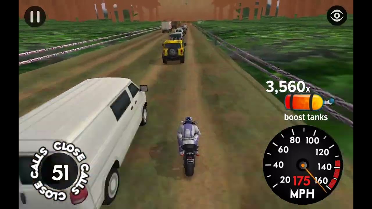 More highway rider! Completing missions at light speed!