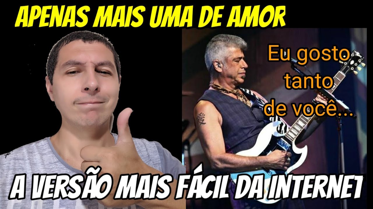 Como tocar APENAS MAIS UMA DE AMOR no violão - Cifra fácil - Repertório p/ iniciantes - Gean Pacheco