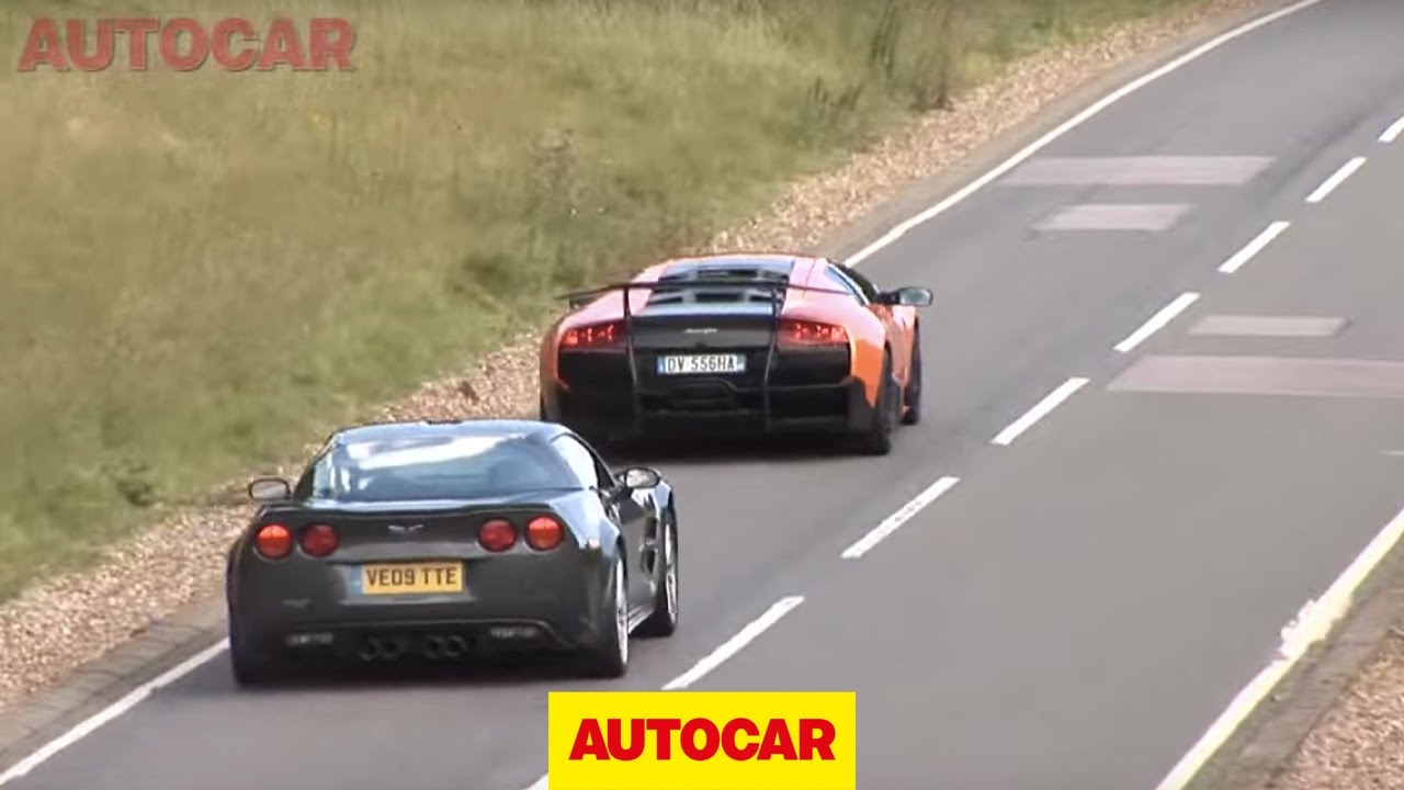 Сравнение Corvette ZR1 и Lamborghini SV по версии autocar.co.uk