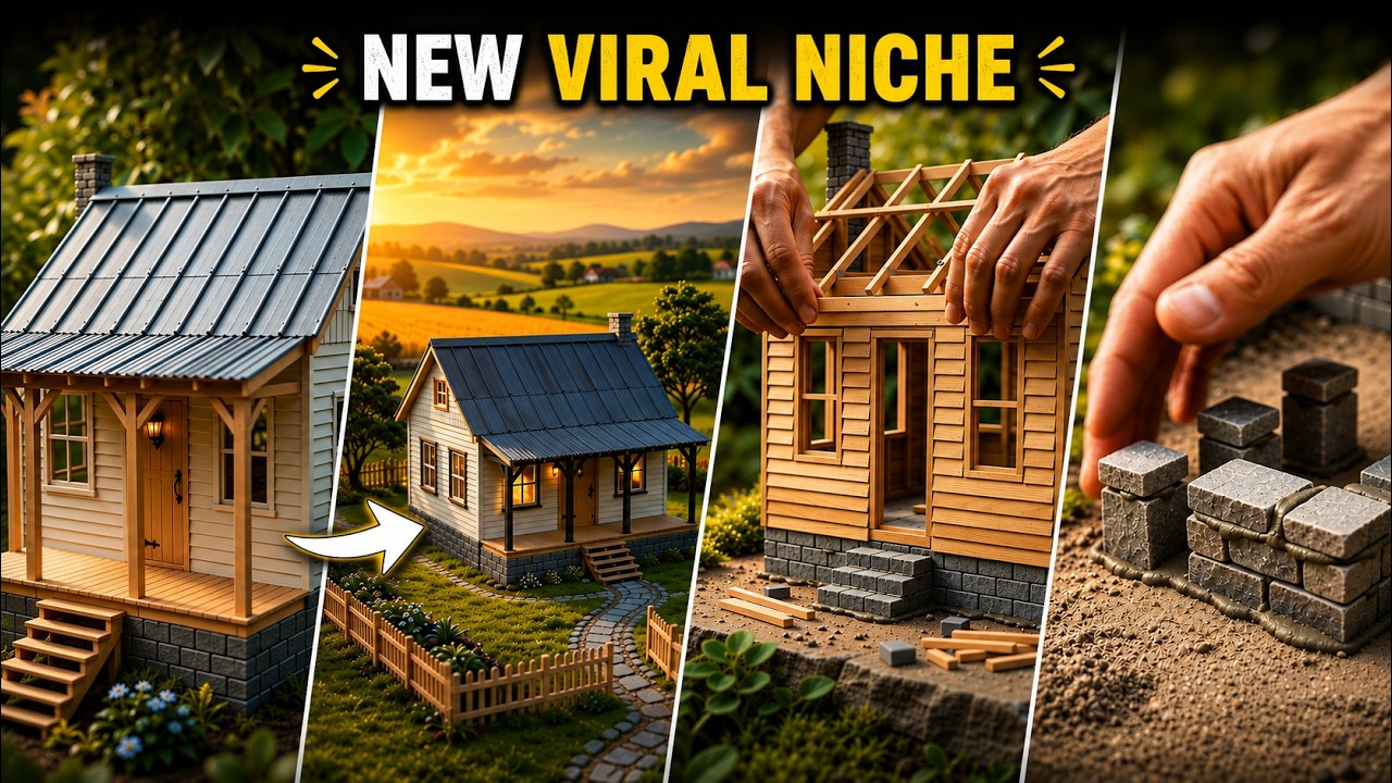How to Create VIRAL Miniature Construction ASMR Videos with AI for FREE