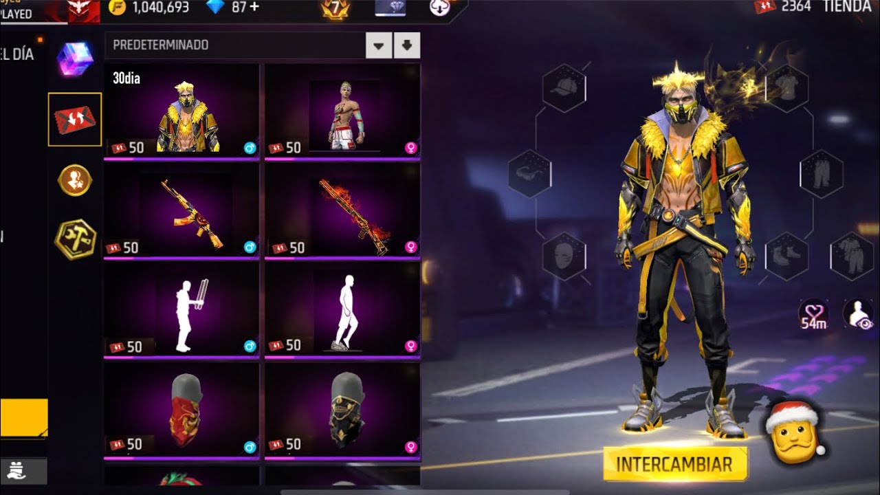 ACTUALIZACION DE TIENDA TOKEN FF NAVIDAD 🧐 *skin gratis bufanda y emote*