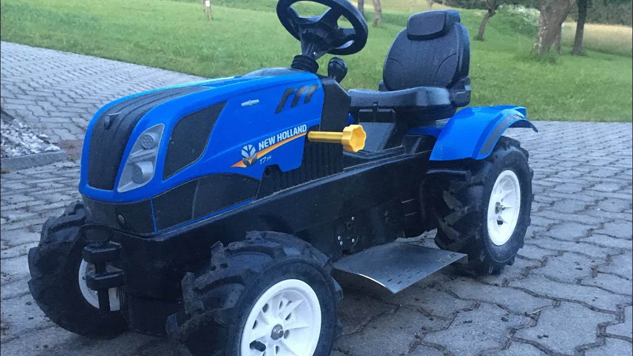 Elektroumbau eines Trettraktors, passend zu Rolly Toys