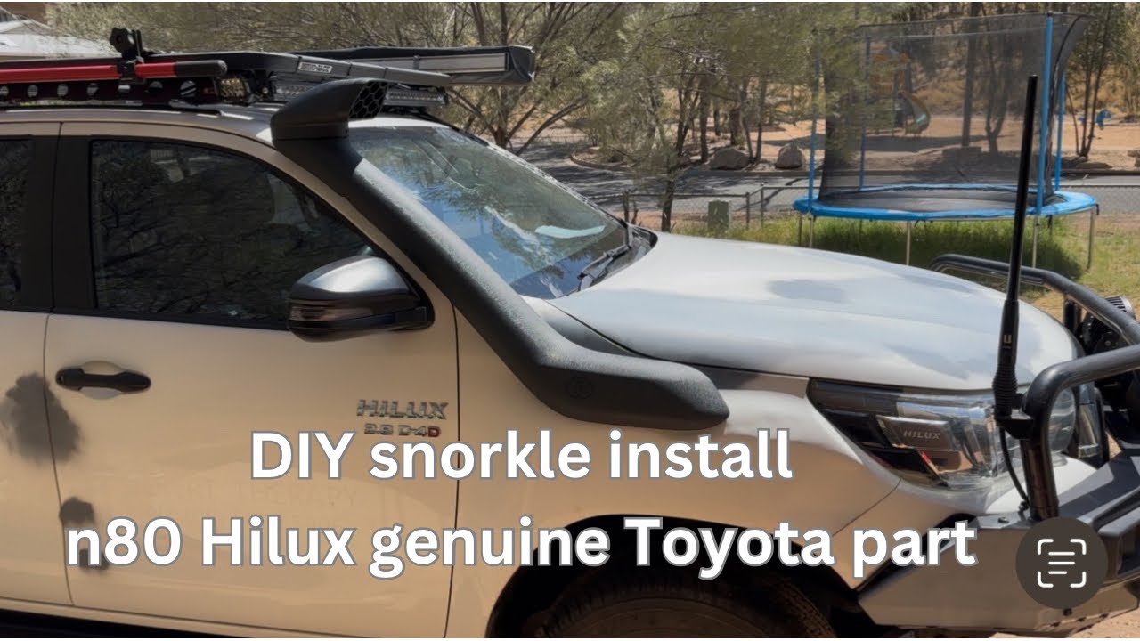 easy to do diy snorkel install using toyota parts