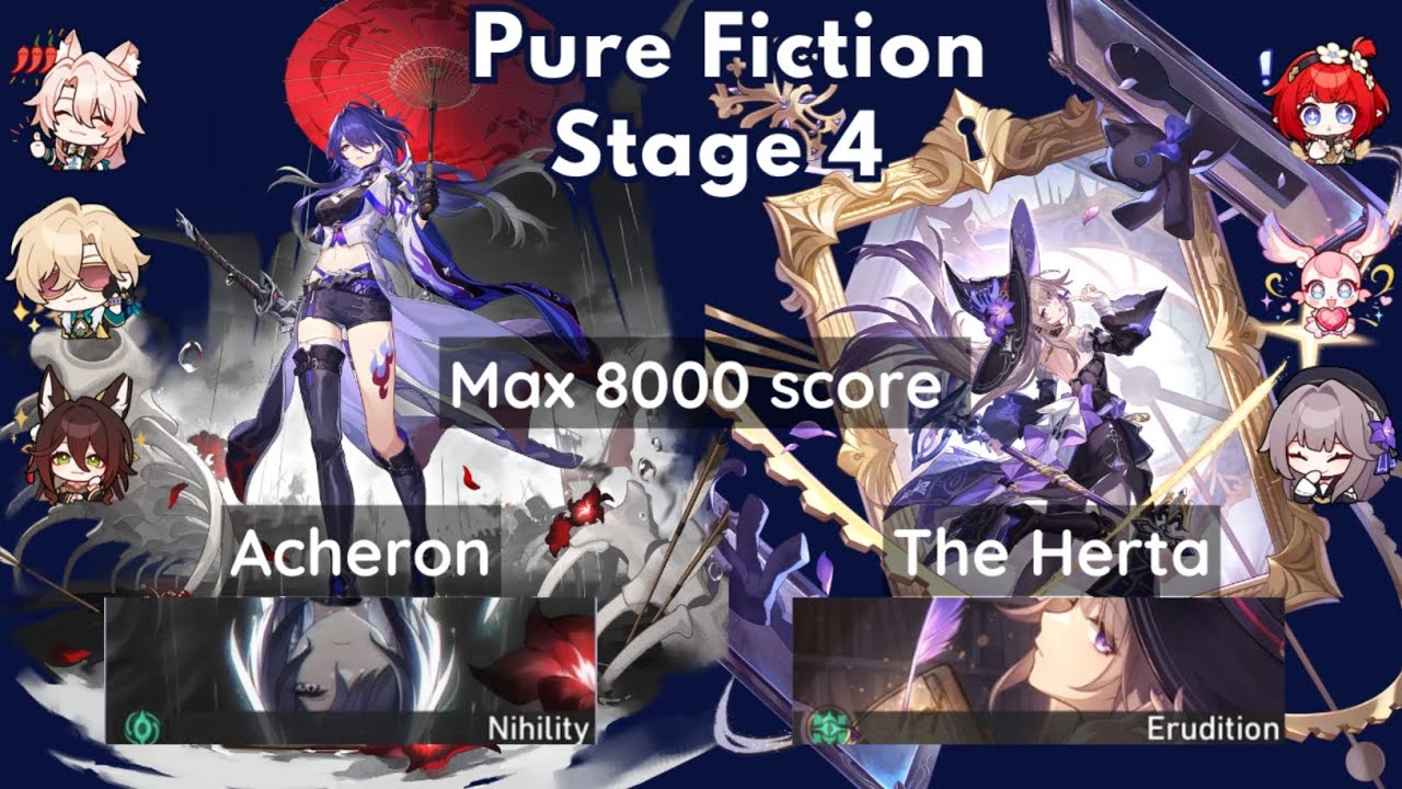 E2S1 Acheron ft. Fugue  & E2S1 The Herta ft. Tribbie | Pure Fiction Stage 4 Showcase