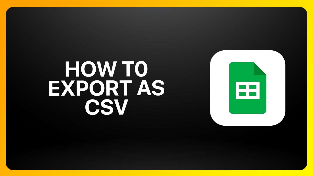 Как экспортировать Google Таблицы в CSV в Google Таблицах 2025! Учебное пособие