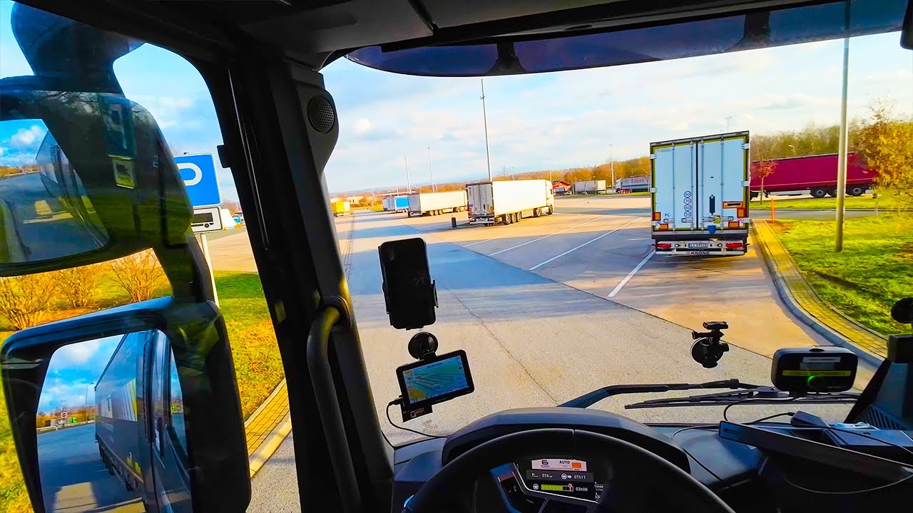POV TRUCK DRIVING RENAULT. Working as truck driver in EU.