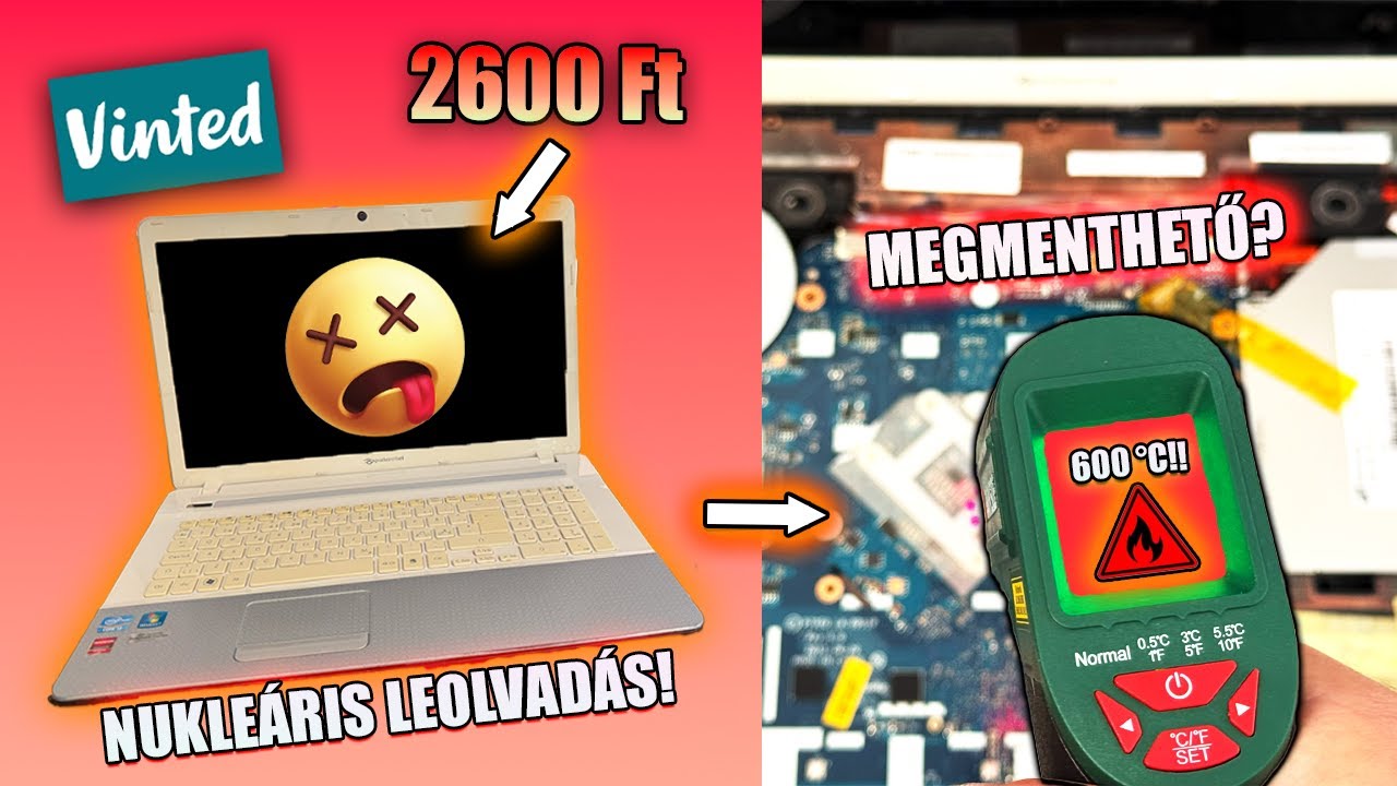 Halott Packard Bell laptop.. új BIOS-szal feltámad?! | Vinted laptop mentés - 2. évad 9. rész