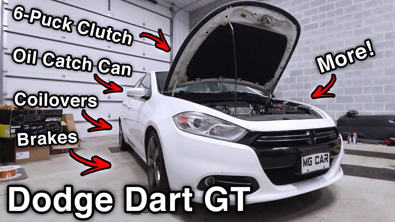 Dodge Dart GT Gets Upgrades [ Yellow Speed Racing Coilovers, 6 Puck Clutch, Flywheel, More ]