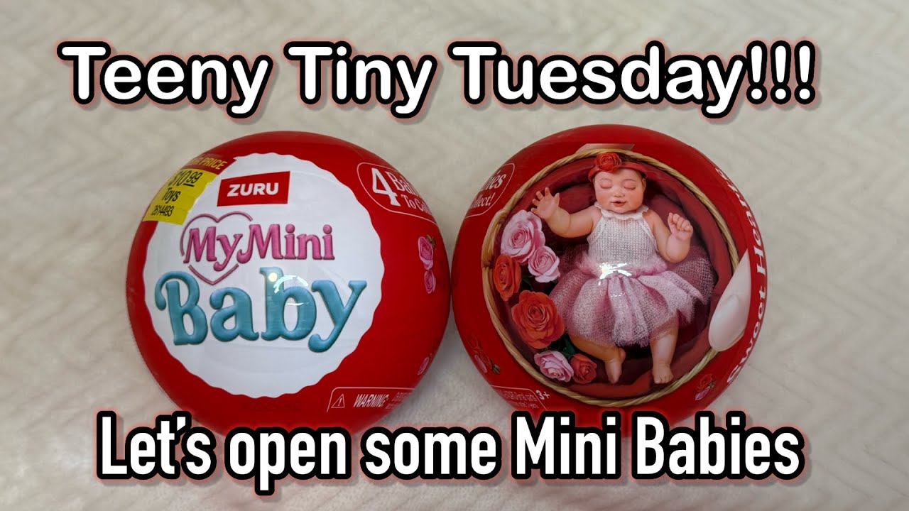 My Mini Baby Opening Zuru Mini Brands for Teeny Tiny Tuesday #MiniBaby #MyMiniBaby 