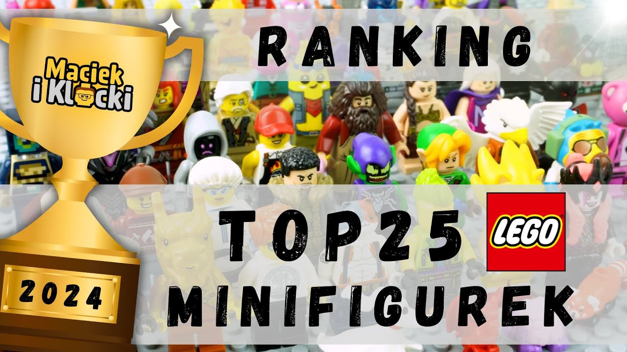 TOP25 LEGO MINIFIGUREK 2024 👑 / VLOG | Maciek i Klocki