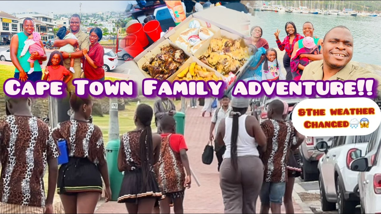 We Explored Cape Town… Then It Started Raining 😭🌧️ | Family Day Trip Vlog #familyvlog #viralvideo
