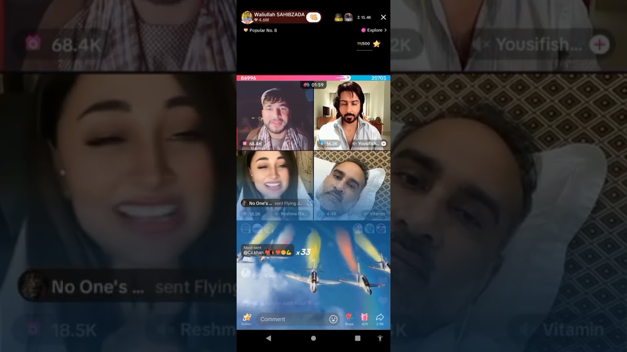 Waliullah & Vitamin & Yousaf & Reshma Big Match 👌❤