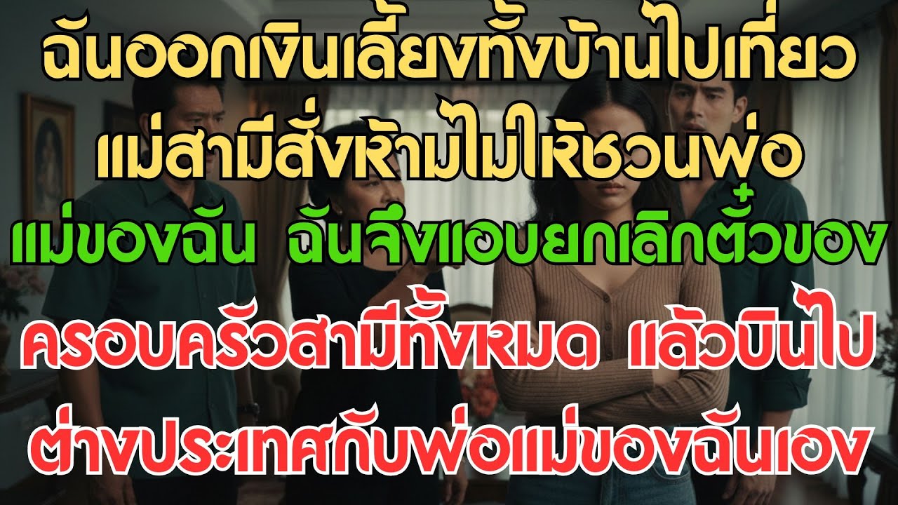 ฉันจ่ายเงินพาครอบครัวไปเที่ยว แม่สามีห้ามเชิญพ่อแม่ฉัน ฉันเลยแอบยกเลิกตั๋วของครอบครัวสามีเงียบๆ
