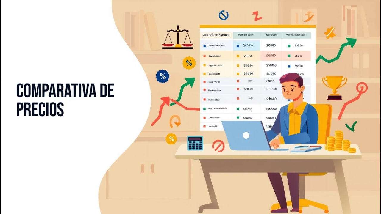 COMPARATIVA DE PRECIOS DE PROVEEDORES - PLANTILLA EN EXCEL