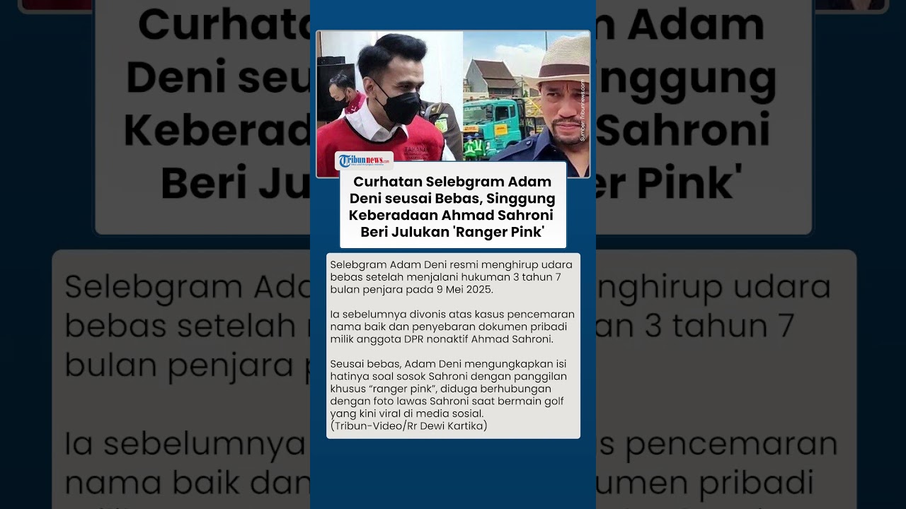 Sempat Berseteru dengan Ahmad Sahroni, Selebgram Adam Singgung Keberadaan Anggota DPR Nonaktif