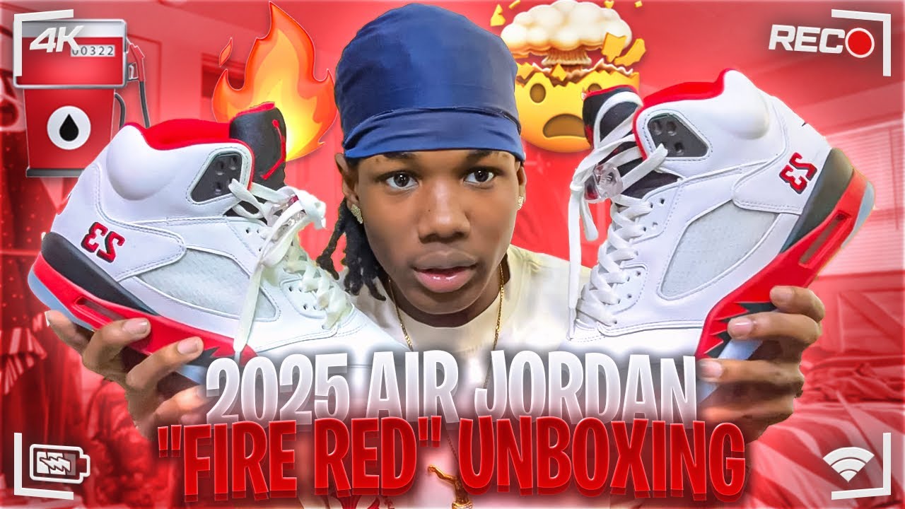 2025 Air Jordan "Fire Red" 🥵 Unboxing & Review (Ft: trushoes)