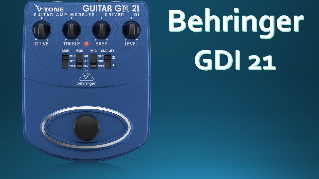 Behringer GDI 21 - Demo